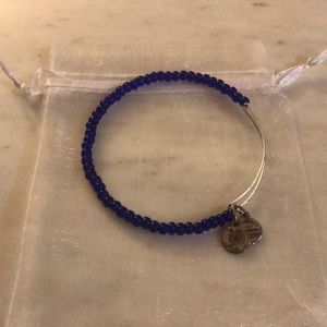 Alex and Ani Bracelet With Blue Beads